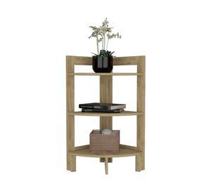 Mesa auxiliar esquinera Riga macadamia 80.6x54.8x38.8 cm