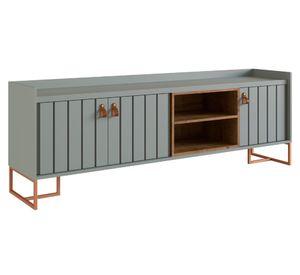 Rack TV 70" Grace verde fiordo