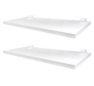 Pack 2 repisas Kids blanco 1.2x60x20 cm
