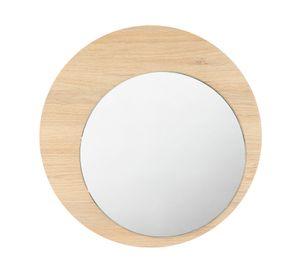 Espejo Ary marco madera 60x60x1.9 cm