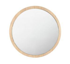 Espejo Ary marco madera 80x80x1.9 cm