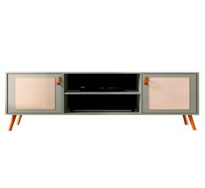 Rack TV 70" Vertí verde fiordo
