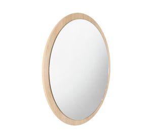Espejo Ary marco madera 80x80x1.9 cm