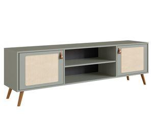 Rack TV 70" Vertí verde fiordo