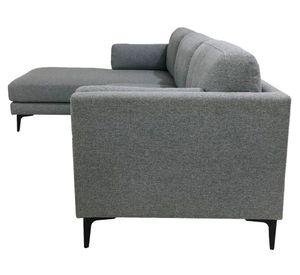 Sofá modular 3 cuerpos Carraro gris
