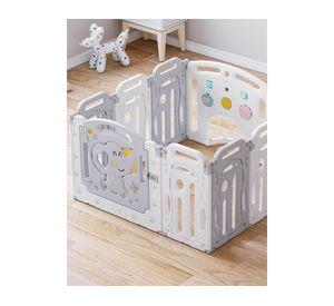 Corral infantil Sunny gris 68x105x108 cm