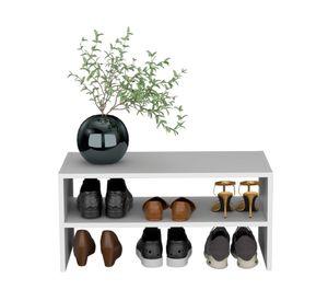Zapatero alto apilable Z-72 blanco