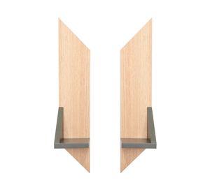 Repisa flotante Vettel bicolor 2 un. 50x10x12 cm