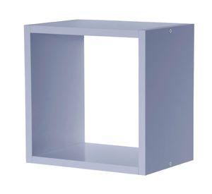 Repisa cuadrada Serenity azul 24.5x24.5x15 cm