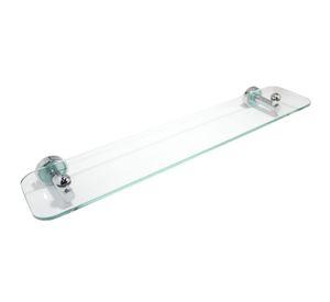 Repisa cristal Malta vidrio/cromo 50 cm