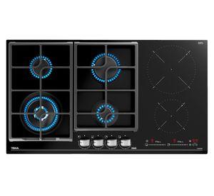 Encimera cristal a gas JZC 96342 BBB BK 6 quemadores
