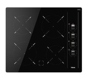 Encimera vitrocerámica mecánica 4 quemadores TBC 64000 XFL BK negro