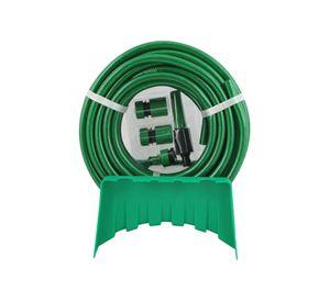 Manguera 1/2'' 18 metros + accesorios + soporte Rausan Rehau