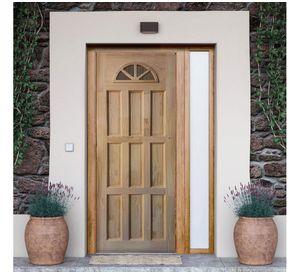 Puerta Pino Radiata Ibiza 9 paneles 75x200 cm Moldupanel