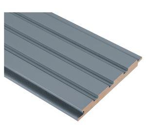 MDF revestimiento ripado pintado 15 mm pacífico