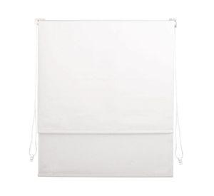 Cortina roller doble blackout 160x250 cm liso blanco
