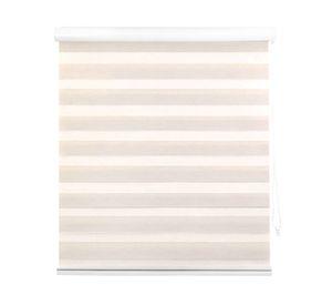 Cortina roller zebra 100x165 cm textura beige