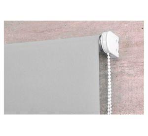 Cortina roller blackout 250x250cm cm liso gris claro