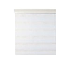Cortina roller blackout zebra 80x165 cm blanco Cotidiana