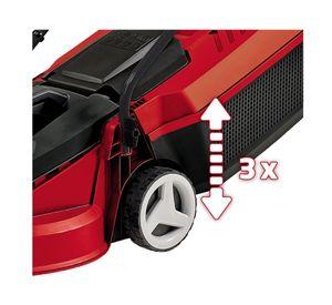 Cortacésped GC-EM rojo 1200W