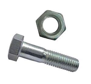 Perno hexagonal zbr con tuerca 1/4x1'' 20u Mamut.