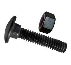 Perno coche con tuerca 3/8x2 1/2'' pavonado 20 unidades Mamut