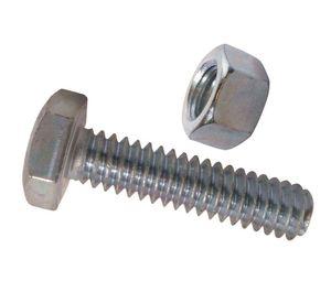Perno hexagonal con tuerca 1/4x2'' zincado 20 unidades Mamut