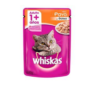 Alimento húmedo gato 85 gr pavo Whiskas