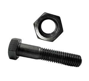 Perno hexagonal con tuerca 3/8x2'' pavonado 20 unidades Mamut
