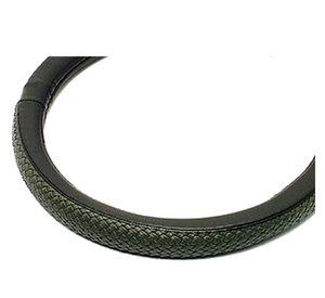 Cubre volante trenzado negro Carpoint