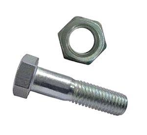 Perno hexagonal zbr con tuerca 1/4x11/2'' 20u Mamut.