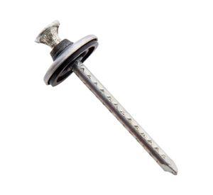 Clavo techo 1 3/4'' estriado 100 unidaddes Arar