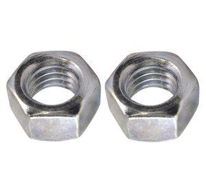 Tuerca hexagonal 3/8'' zincado 2 unidades Arnik