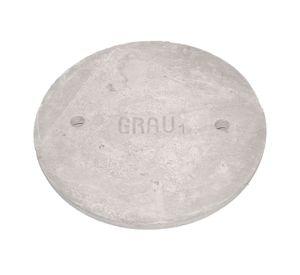 Tapa hormigón para cámara de alcantarillado 60 cm grau
