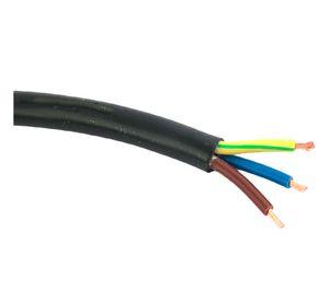Rollo cordón 3x1,5 mm 25 m negro Electromex