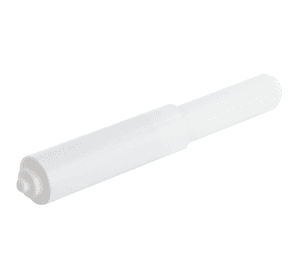 Repuesto porta rollo baño 23,5x9,8 cm blanco Cotidiana