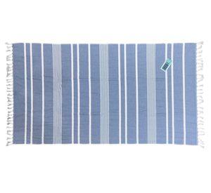 Toalla playa Flecos azul 90x170 cm