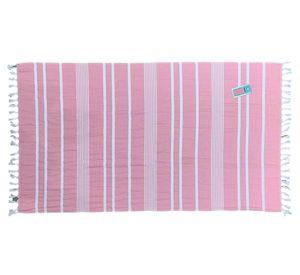 Toalla playa Flecos coral 90x170 cm