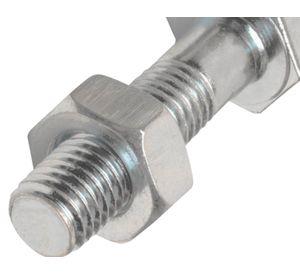 Perno hexagonal 8.8 métrico con tuerca M10-1.50x40 mm ZBR 2 unidades