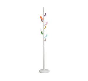 Perchero de pie blanco 172x30x30 cm