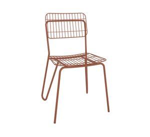 Silla comedor acero Luxo oro envejecido