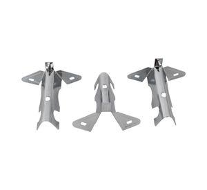 Soporte simple cromado 3 unidades Metalhsa