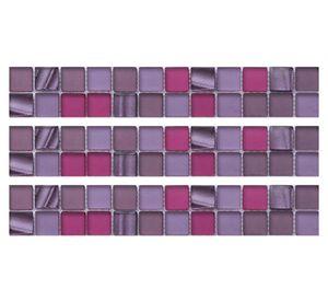 Listel vidrio 5x30 cm Violet