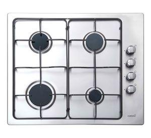Encimera a Gas 4 quemadores GHI 604 A gris Cata