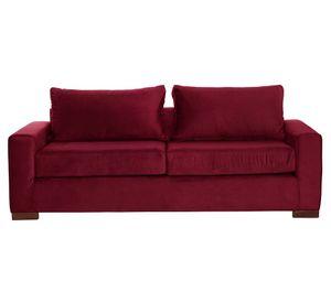 Sofá 3 cuerpos Livorno rojo