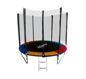 Cama elástica malla 12 pies 366 cm con escalera