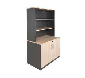 Gabinete alto Office natural/gris Form Office