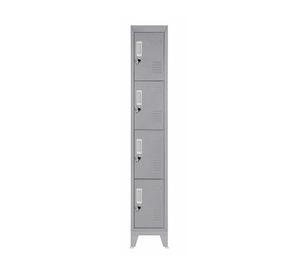 Locker 4 puertas gris Maletek