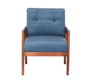 Sitial Munich velvet azul petróleo Latam Home