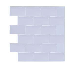 Mosaico autoadhesivo 30x30 cm brick blanco Dekora2